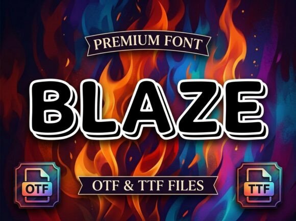 Blaze Font for Bold Visual Impact