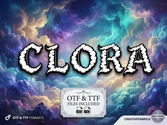 Clora Font: A Bold Display Typeface for Creative Impact