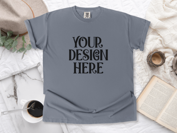 Comfort Colors 1717 Flat Lay Mockup