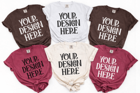 Comfort Colors C1717 Group Mockup