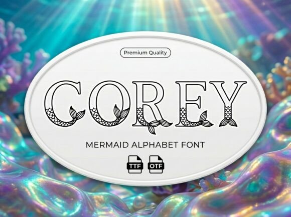 Corey: A Bold Display Font for Headlines, Logos, and Creative Projects