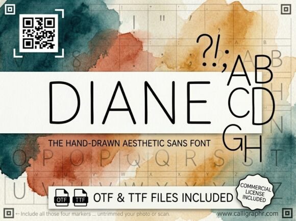 Introducing Diane: A Bold Display Font for Modern Creatives