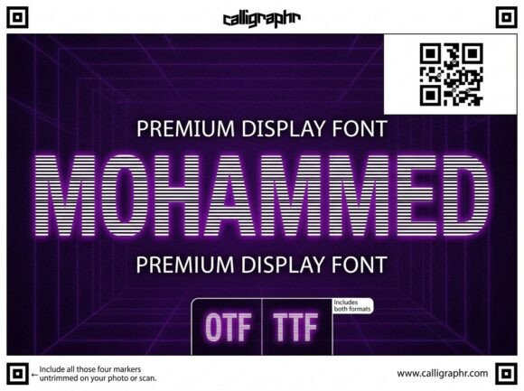 Mohammed Font for Bold and Creative Designs