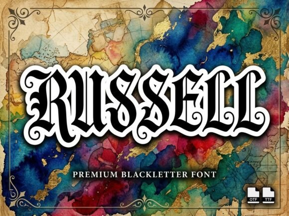 Russell Font: A Bold Choice for High-Impact Design