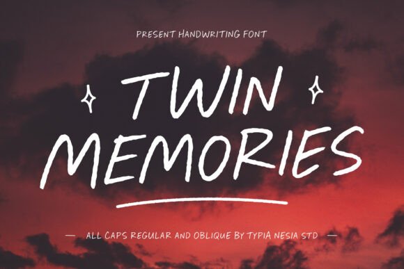 Twin Memories - A Casual Handwritten Font with Personality