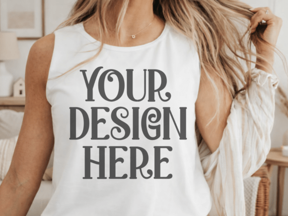 White Comfort Colors 9360 Mockup